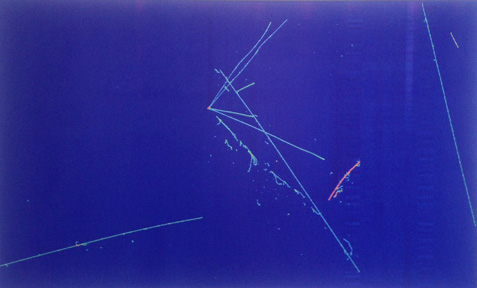 Zeigler Neutrinon Interaction by Eric Zeigler 40" H x 36"W